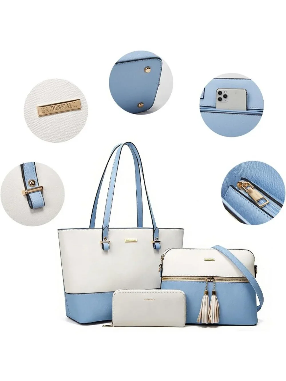 Chic Women's Tote & Shoulder Bag | Stylish Handbag for Work, Travel, School